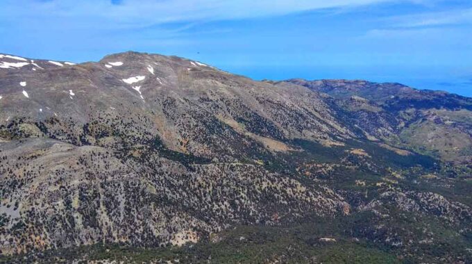 Hiking To Psari Madara Peak At The Lasithi Mountains