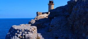 The Lighthouse Of Cape Agios Ioannis Or Aforesmenos