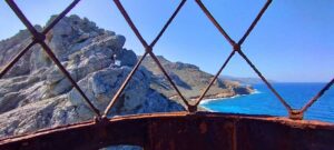 The Lighthouse Of Cape Agios Ioannis Or Aforesmenos